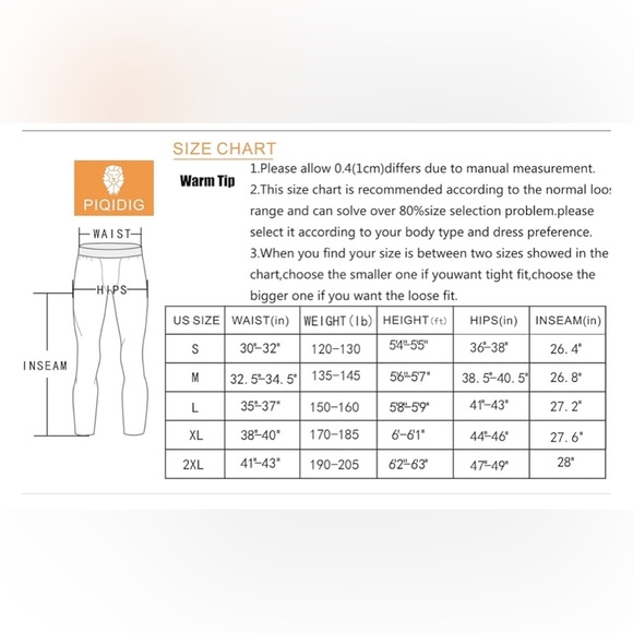 PIQIDIG Compression Workout Leggings Pants with Pockets - Picture 9 of 10